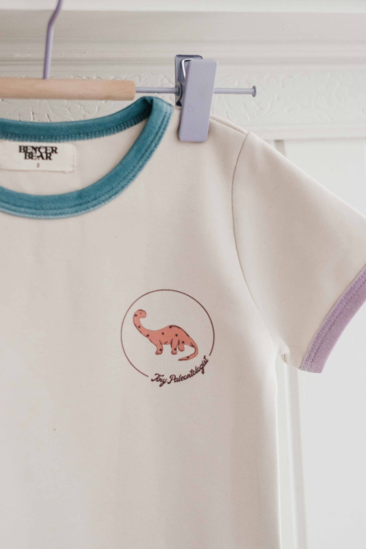 Tiny Paleontologist Bodysuit - Bright Size 0