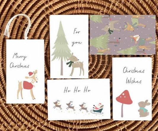 Christmas Tags - Reindeer: One set of Tags