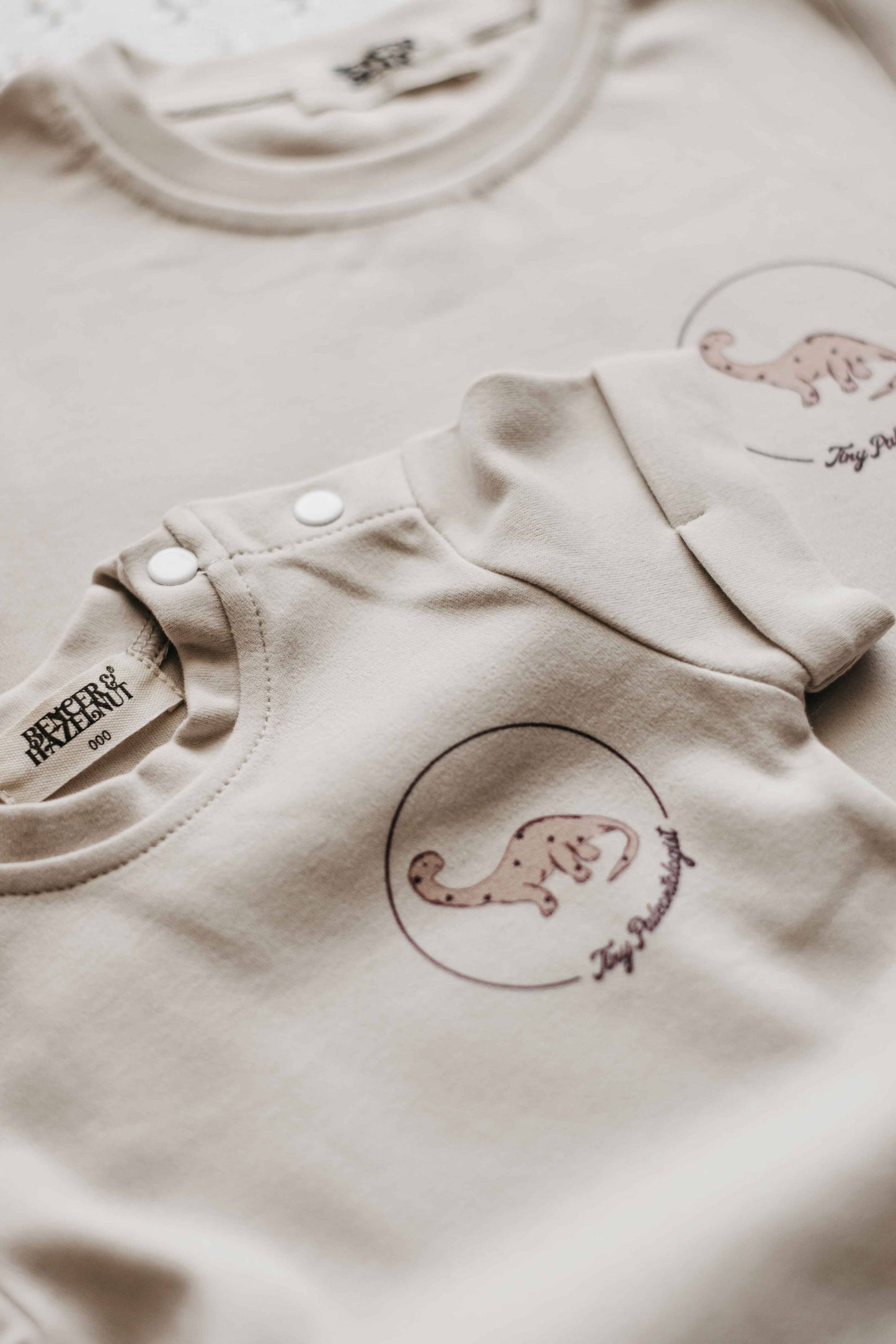 Tiny Paleontologist Bodysuit - Neutral: size 0