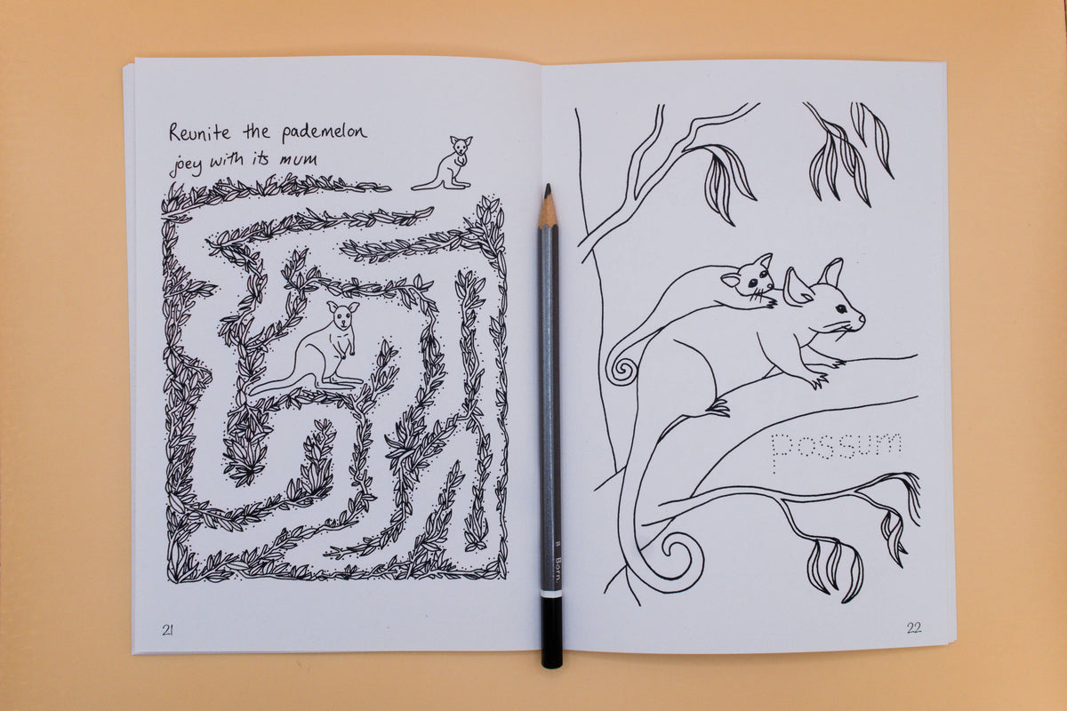 Australian Activity Book | All Ages Puzzle & Colouring Book