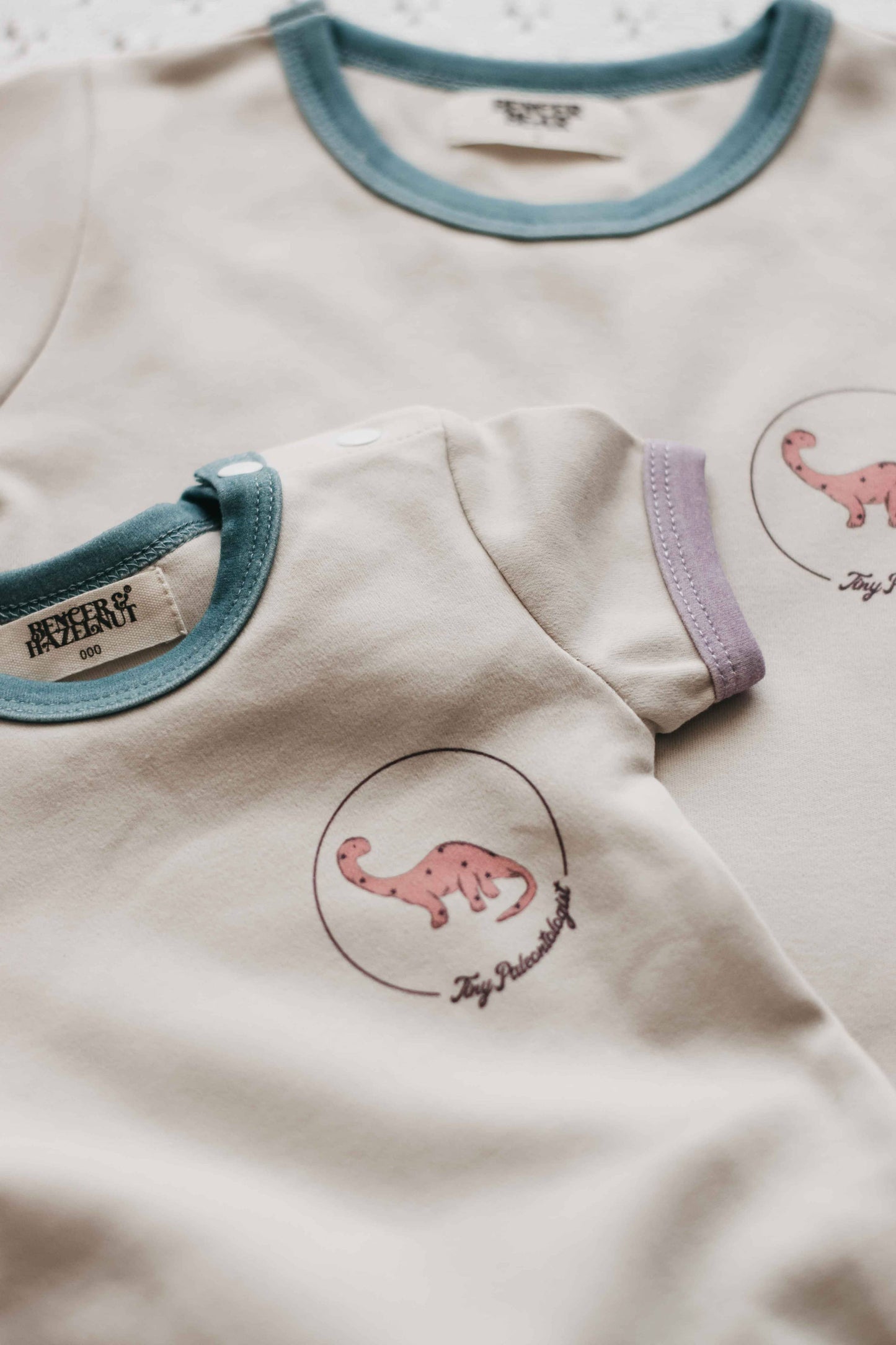 Tiny Paleontologist Bodysuit - Bright Size 0