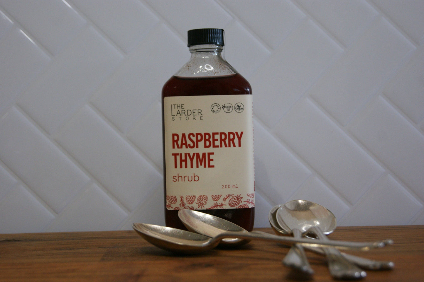 Raspberry-Thyme Shrub: 50ml