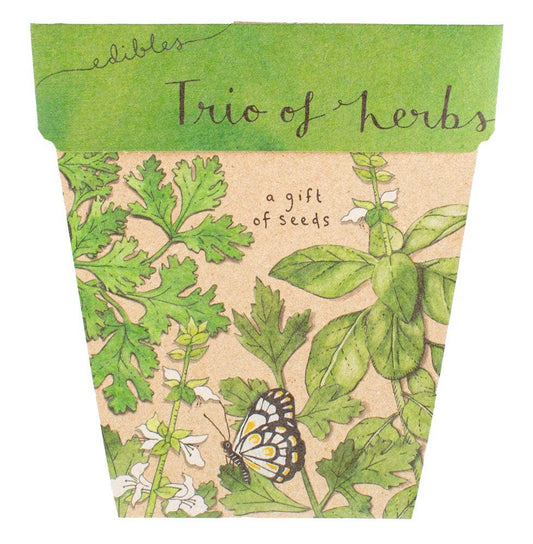 Trio of Herbs Gift of Seeds (Australia Only)