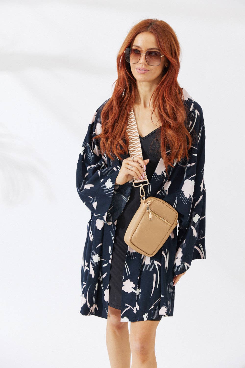 Vegan PU Leather Palm Springs Phone Bag - Beige