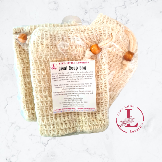 Exfoliating Natural Sisal Soap Bags