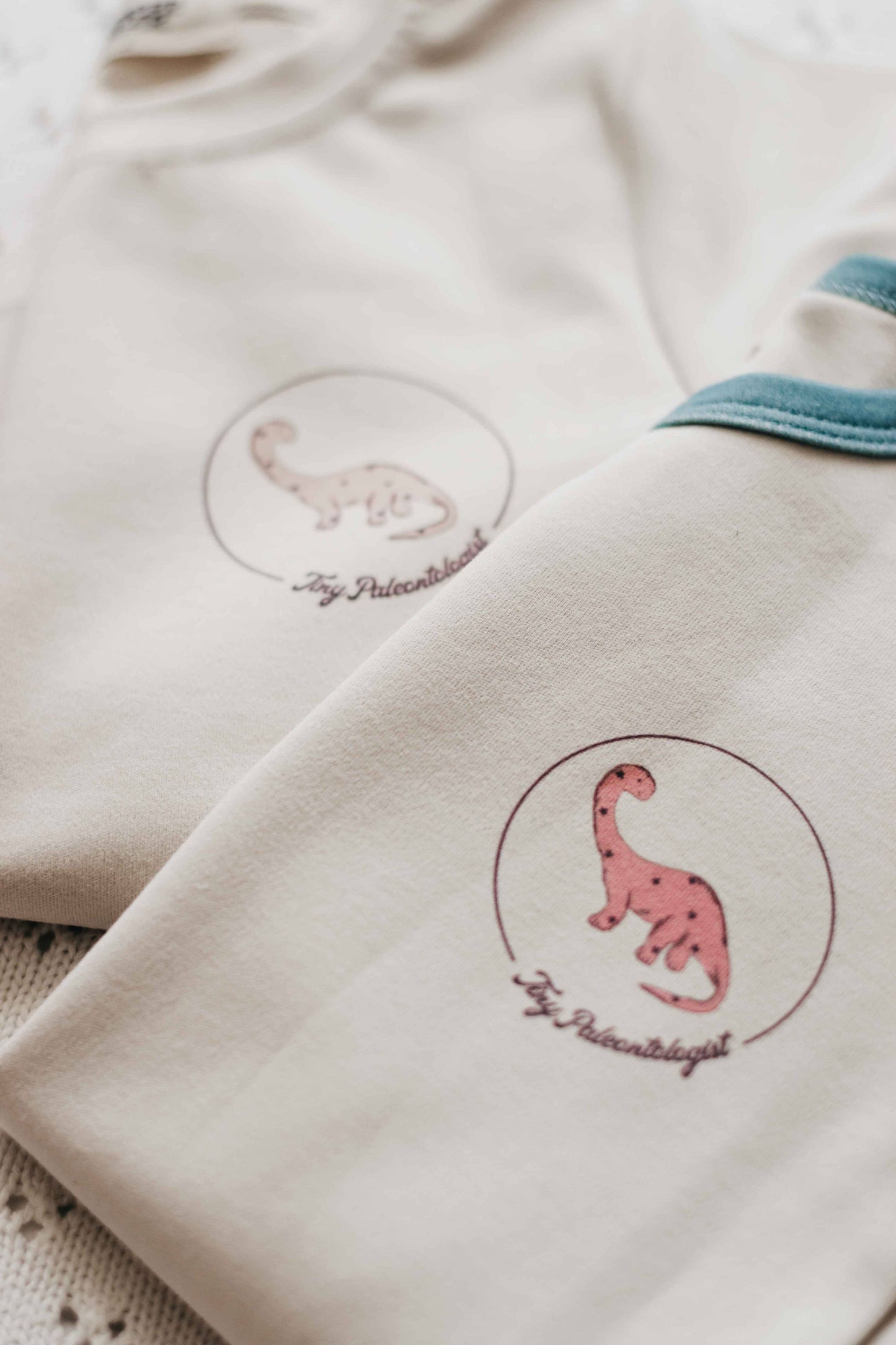 Tiny Paleontologist Bodysuit - Bright Size 0