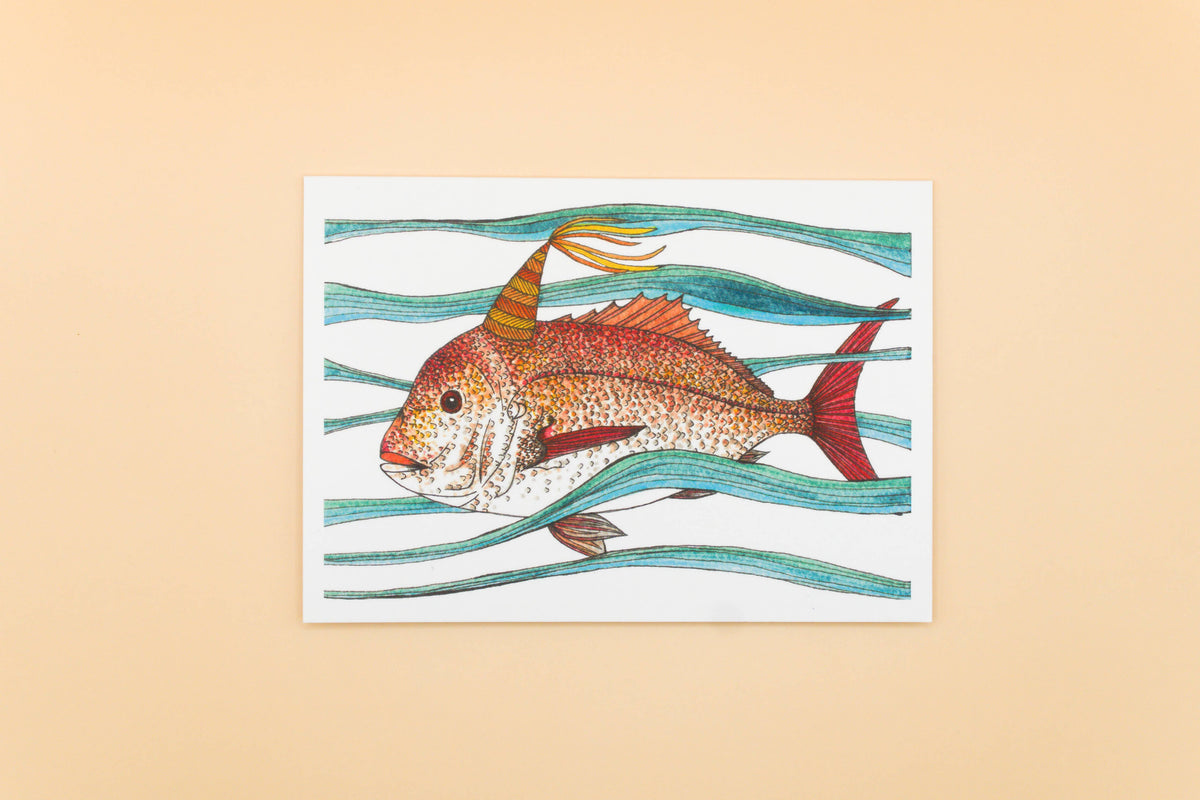Snapper Fish Greeting Card Australian Birthday Ocean Card