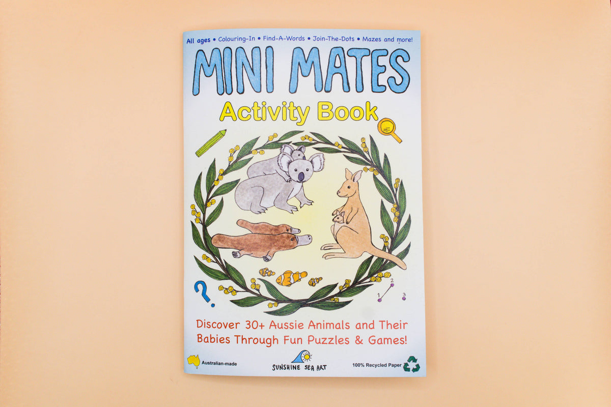 Australian Activity Book | All Ages Puzzle & Colouring Book