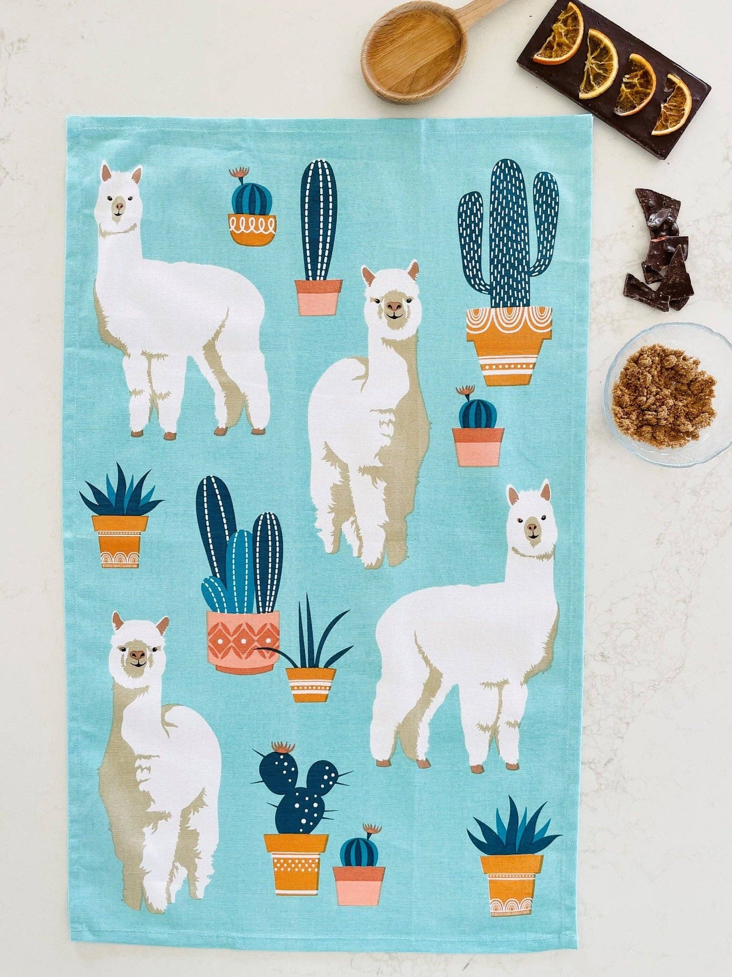 Tea Towel - Alpaca: Hangsell (Carded)
