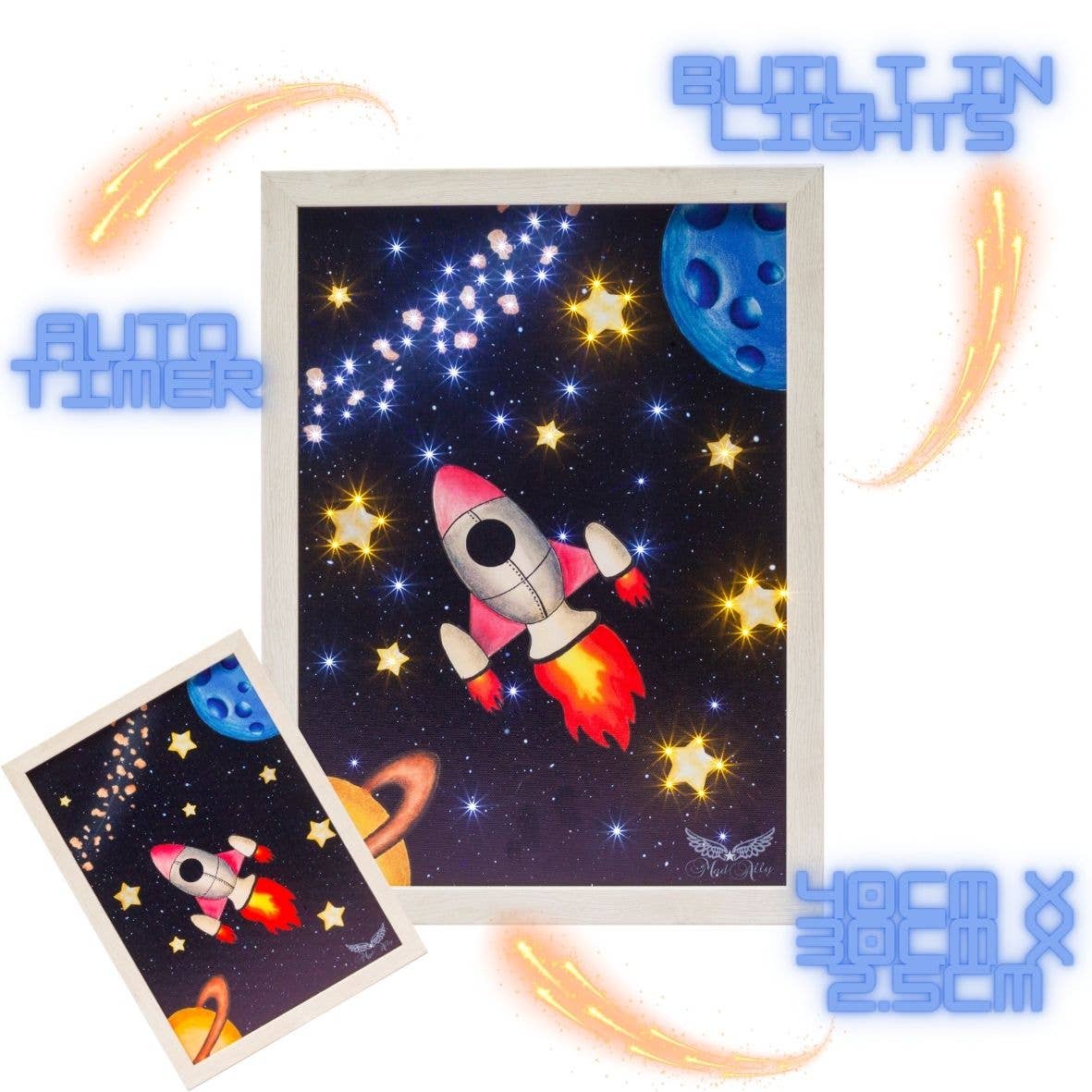 Light Up Frame; Astronaut