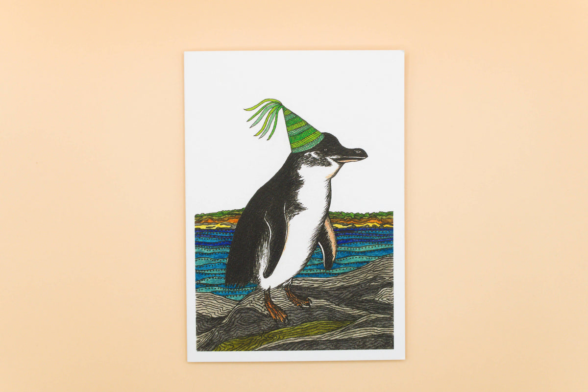 Little Penguin Greeting Card Australian Bird Birthday Card
