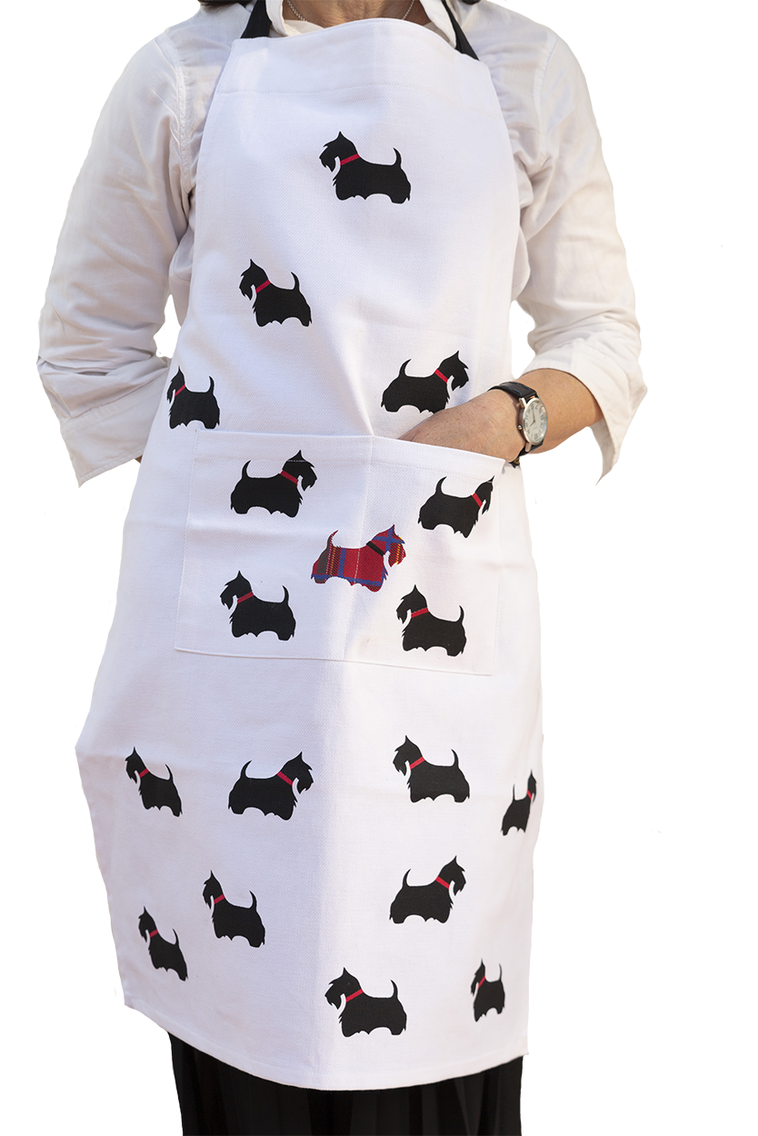 Apron (Heavy Drill) - Scottie Dog