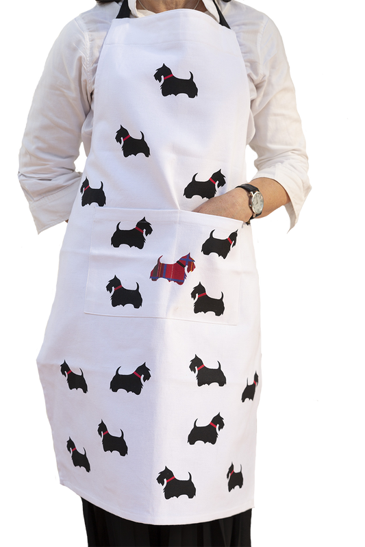 Apron (Heavy Drill) - Scottie Dog