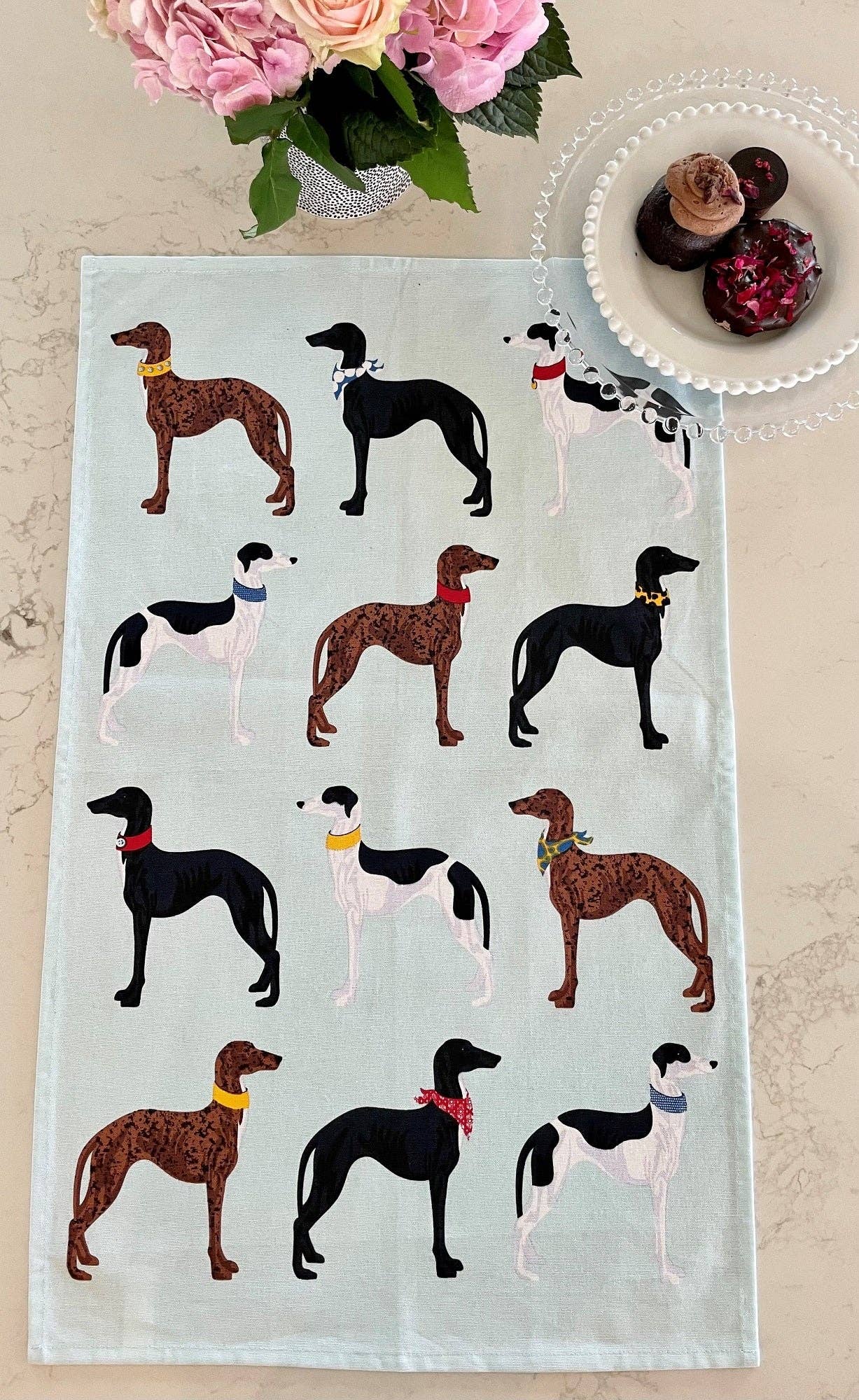 Tea Towel - Greyhound: Hangsell (Carded)