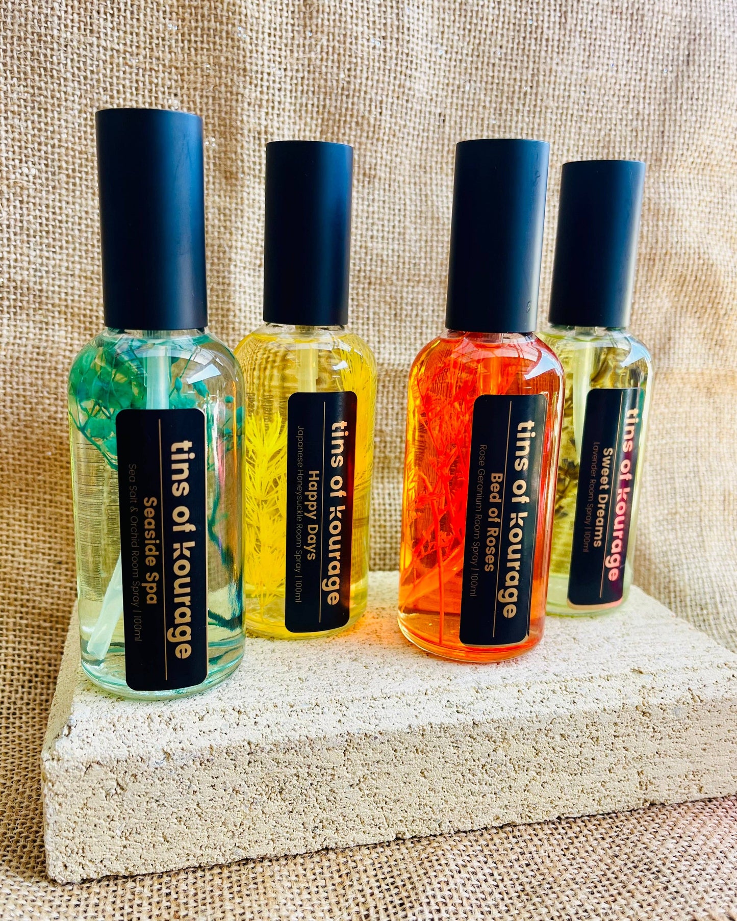 Botanical Room Spray: Rose Geranium (Ruby Botanicals) - Rosewood | Lemon peel | Geranium & Rose petals