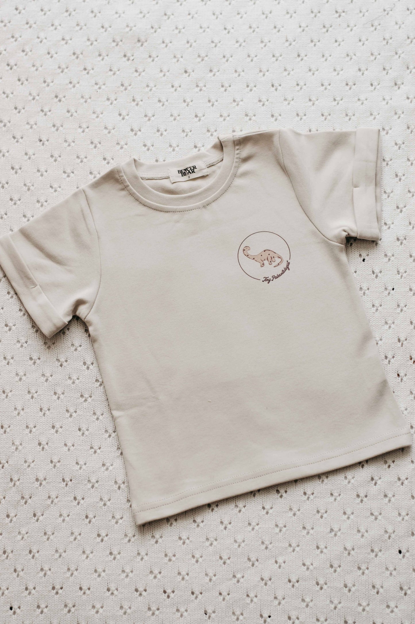 Tiny Paleontologist Bodysuit - Neutral: size 0