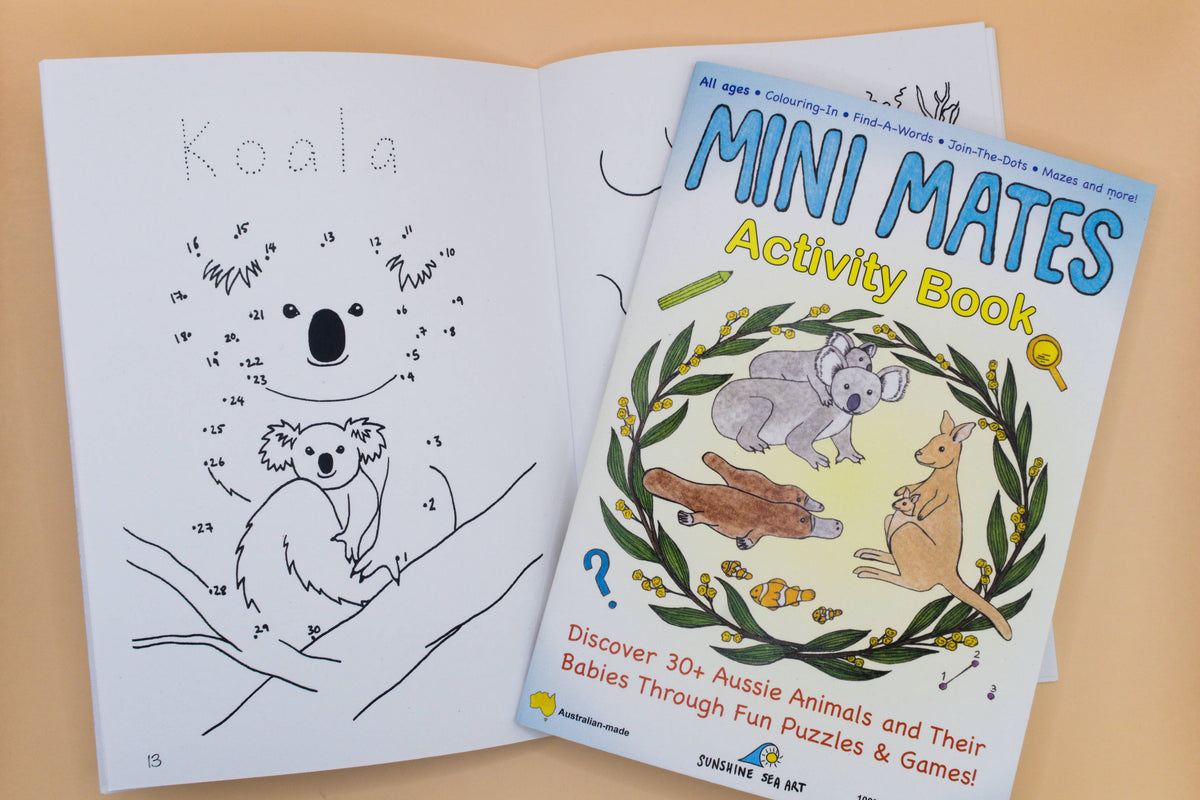 Australian Activity Book | All Ages Puzzle & Colouring Book