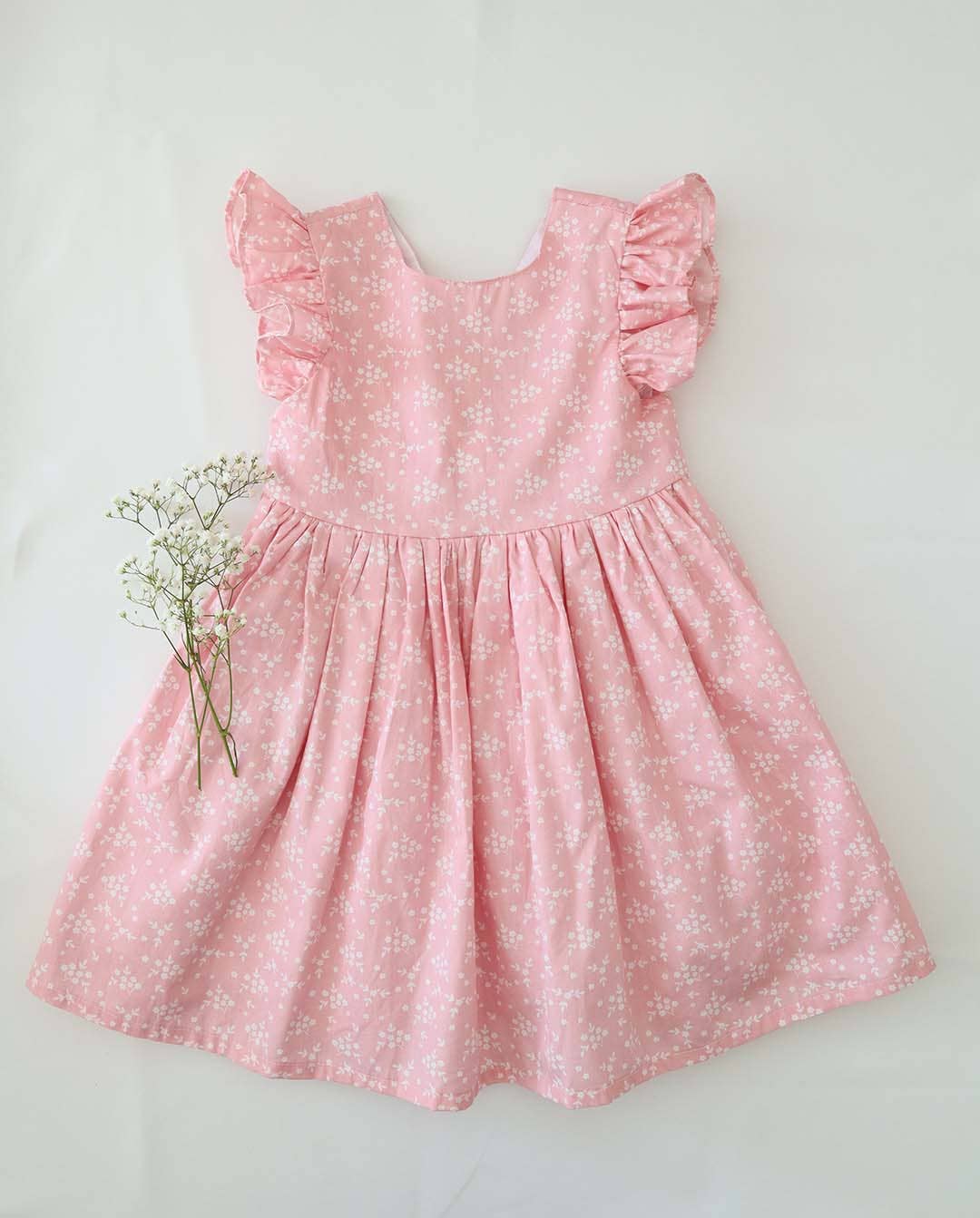Girl Alice Blossom Pink Two-way Dress  (100% Cotton): 4-5T