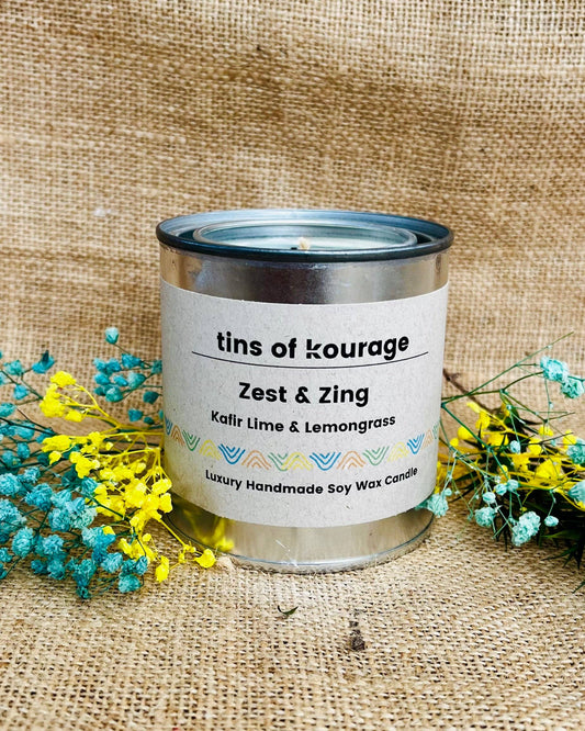 Zing & Zang Soy Wax Candle: Mini 50ml Candle