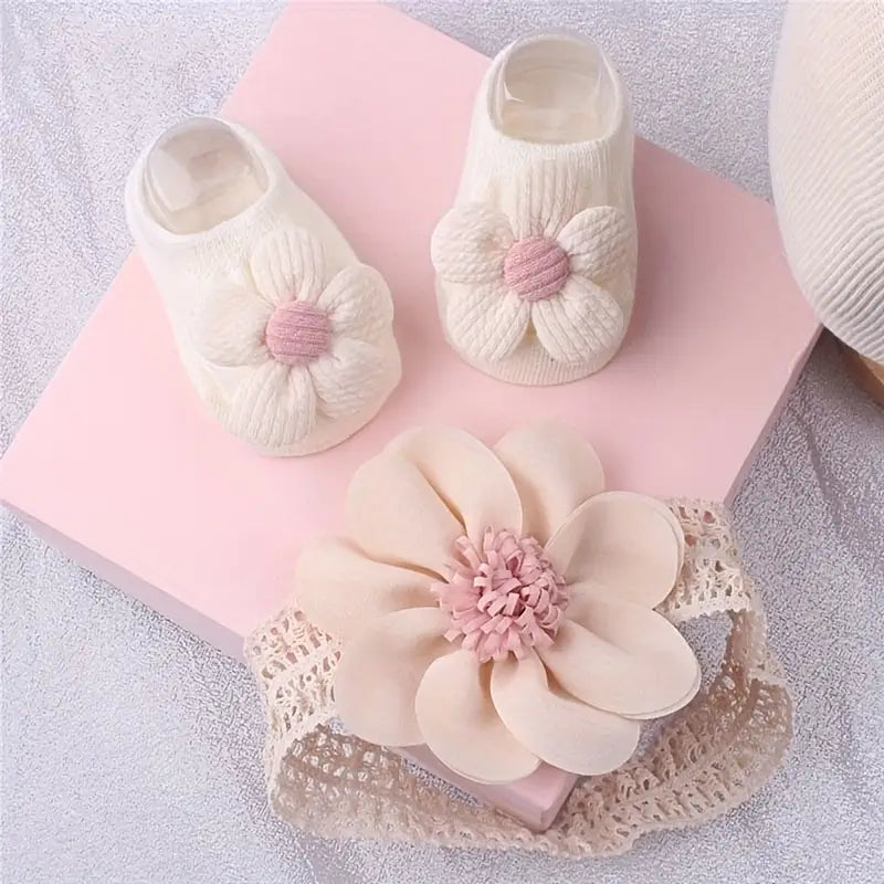 Flower Baby Socks set