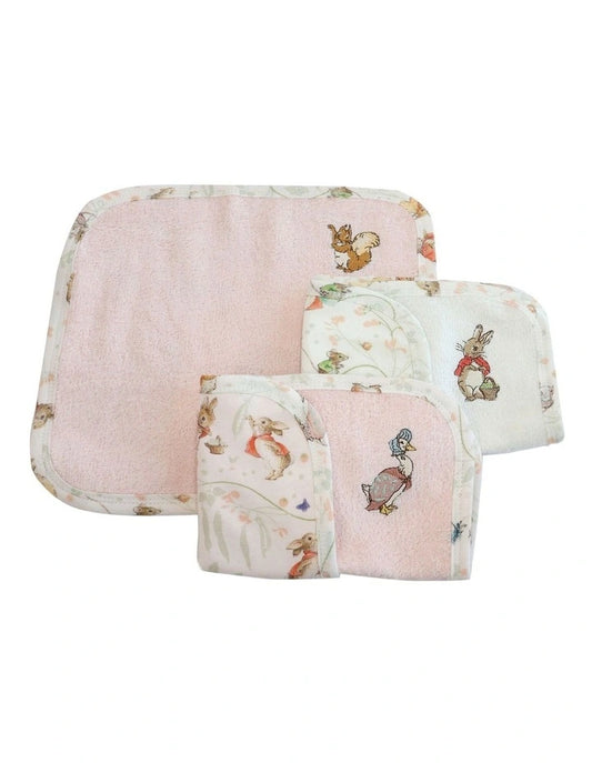 3 Pack Wash Cloths - Flopsy Mopsy & Cottontail