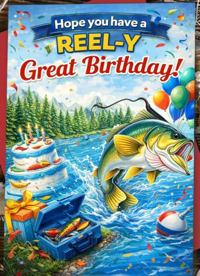 Birthday Card For Him - Car