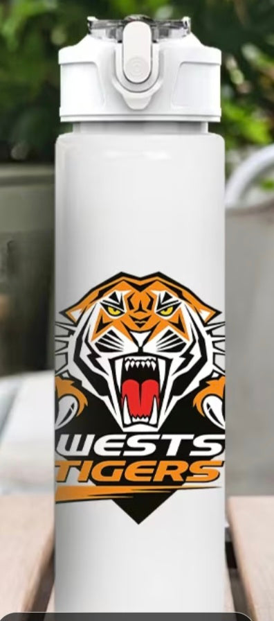 Insulated water bottle with lid