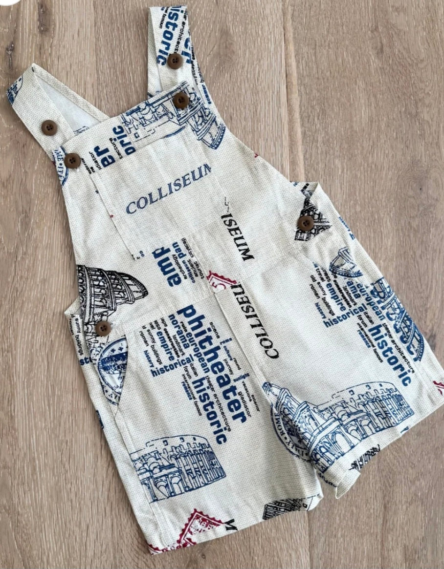 Short Leg Overalls - Size 2 - 5