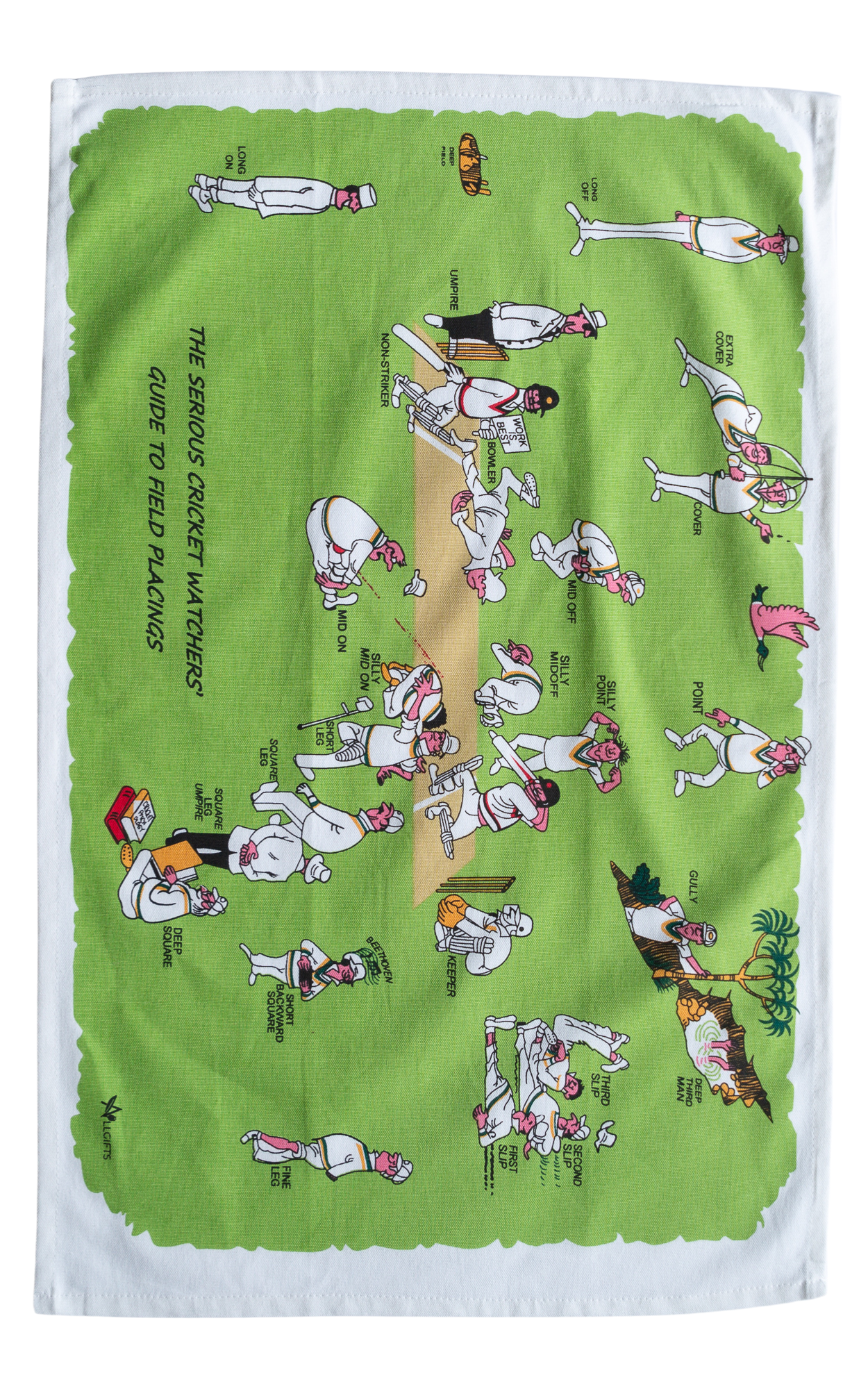 Tea Towel - Cricket: Hangsell (Carded)