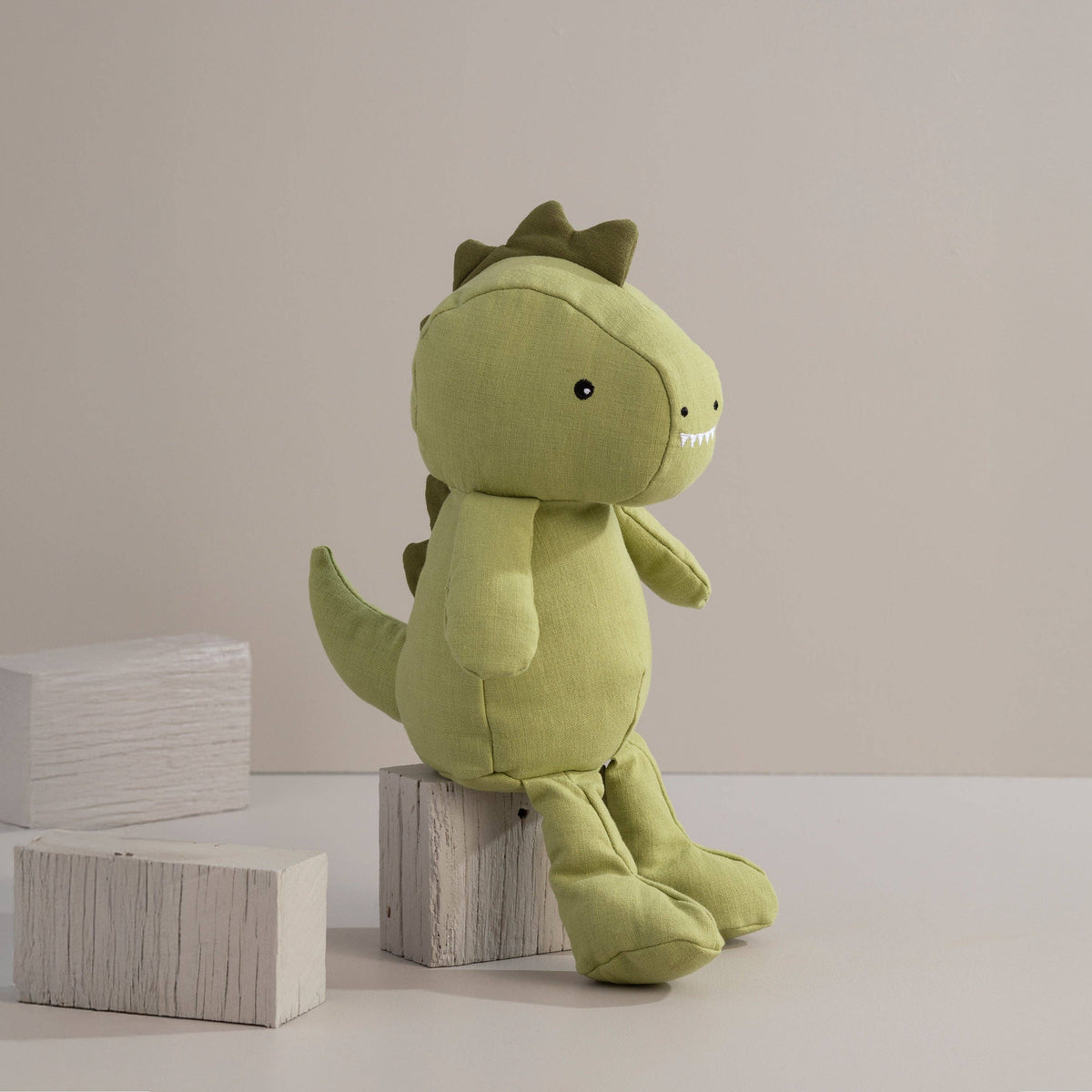 Linen Animal - Dennis the Dinosaur - Large
