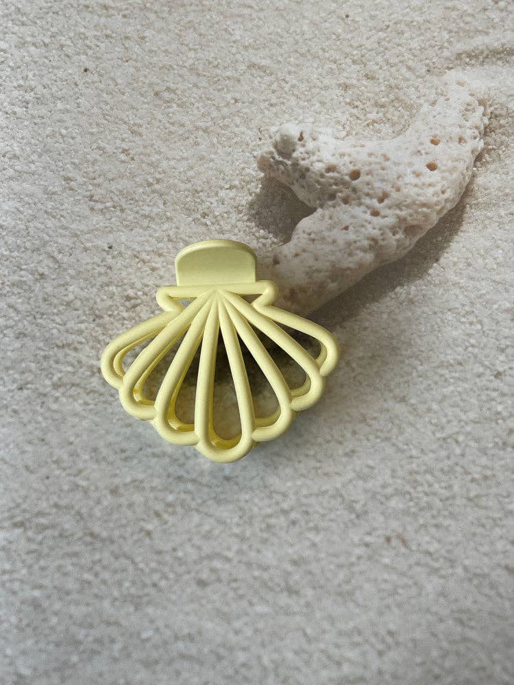 Claw Clip -- Clam Shell - Ivory