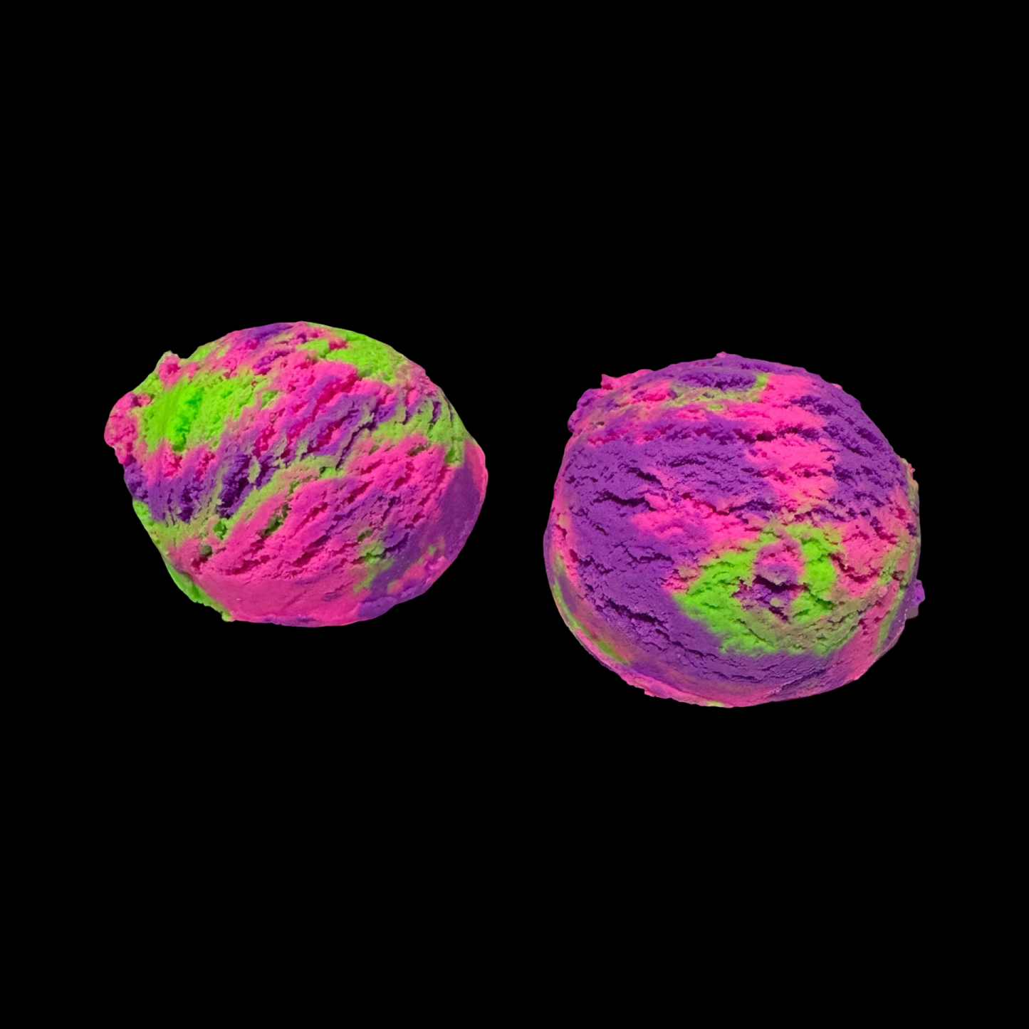 Purple/Green/Pink Bubble Bar Scoop: Blackberry & Strawberry / Large