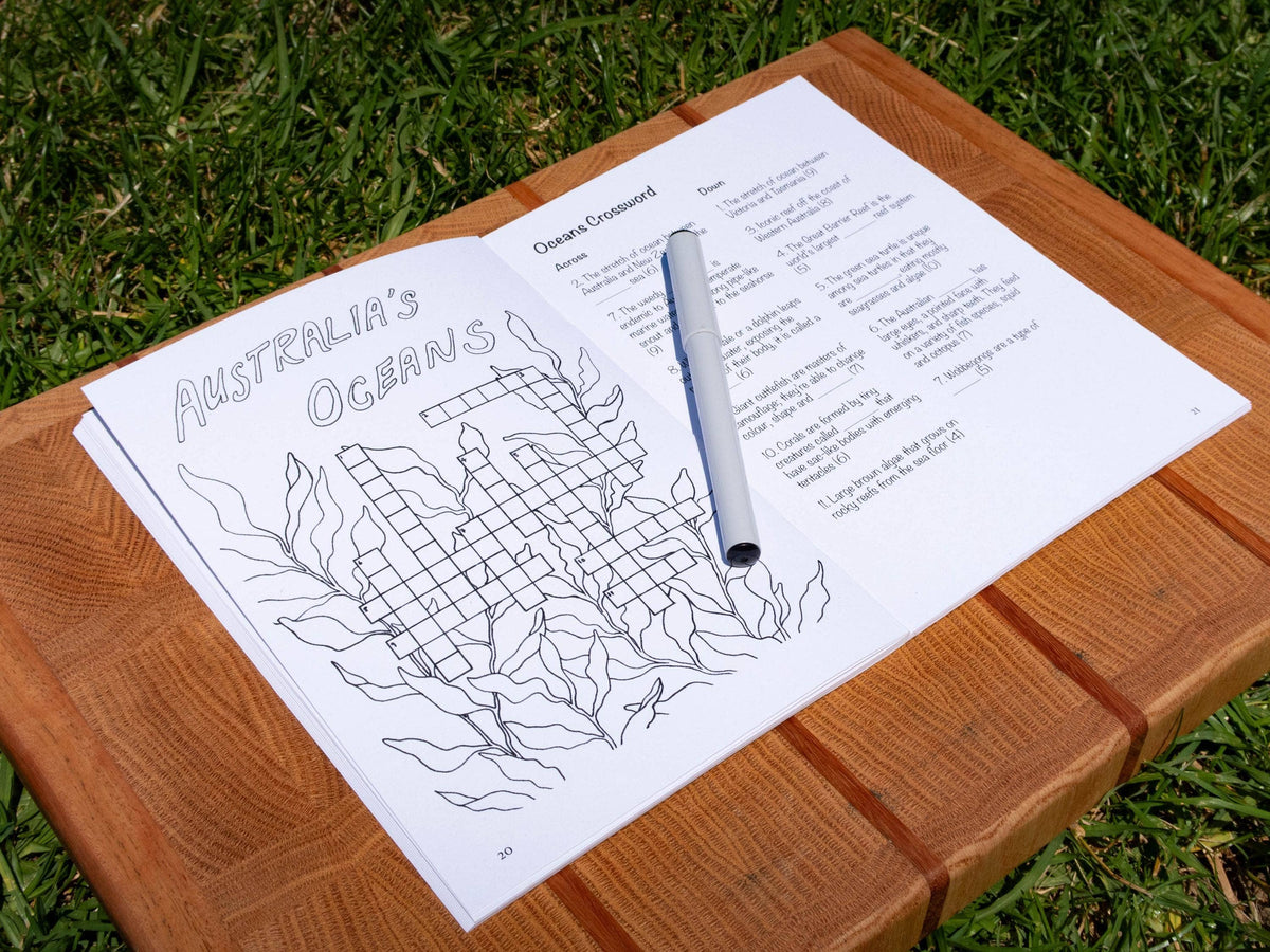 Aussie Activity Book A5 Australia Colouring Puzzle Book