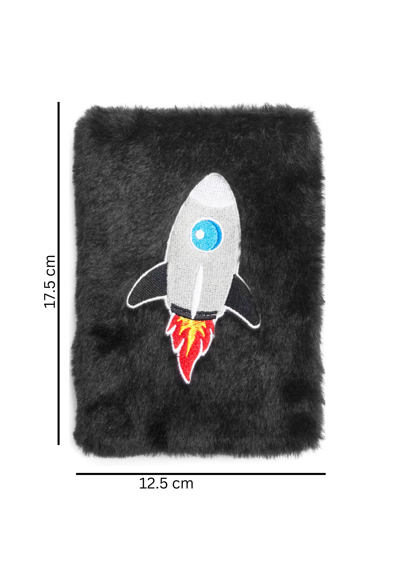 Fluffy Notebook - Rocket Ship