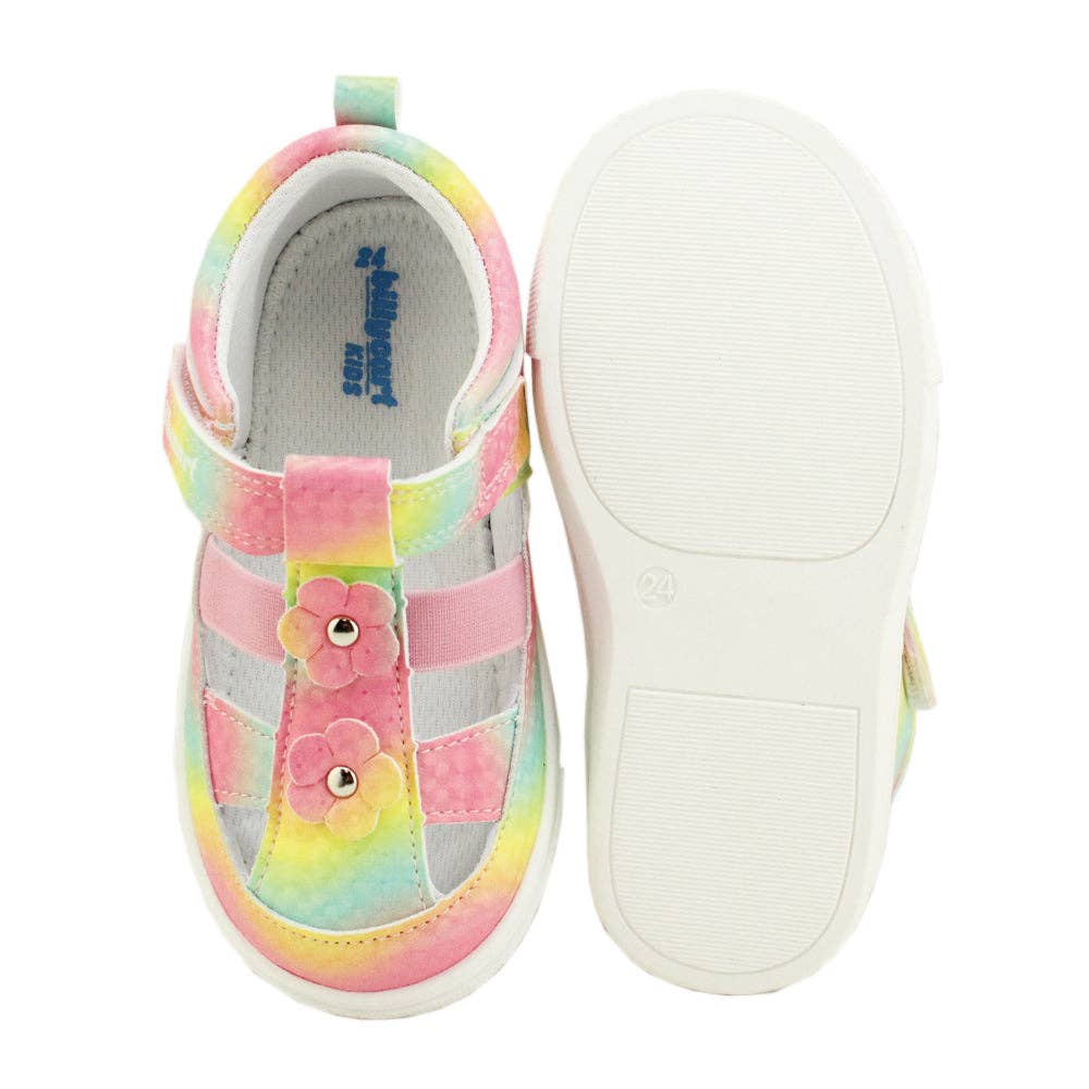 AMELIA rainbow toddler girls sandals Size 8