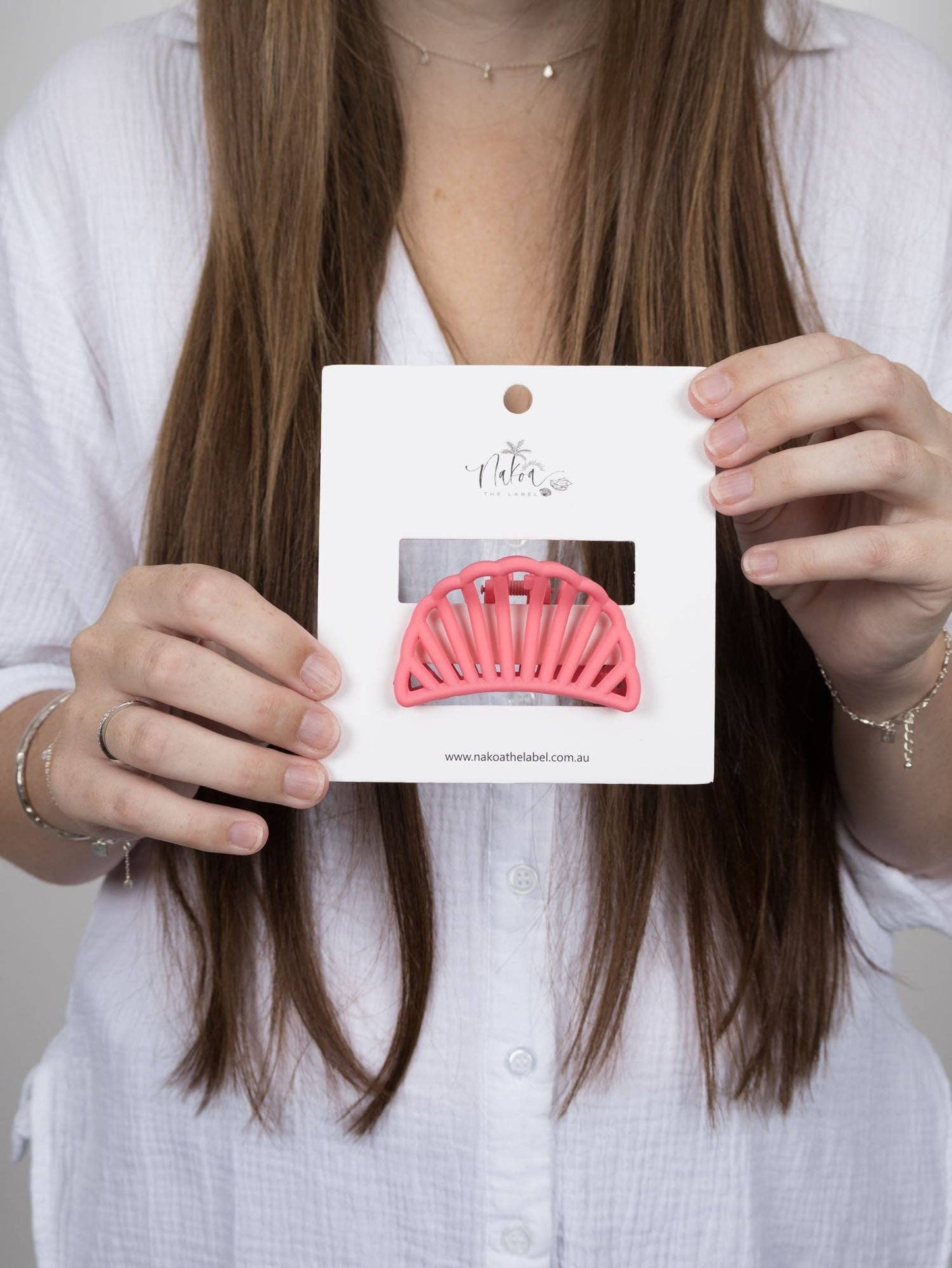 Claw Clip -- Shell - Pink