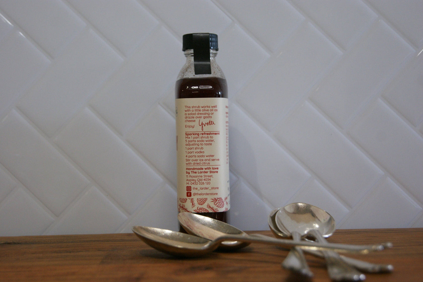 Raspberry-Thyme Shrub: 50ml