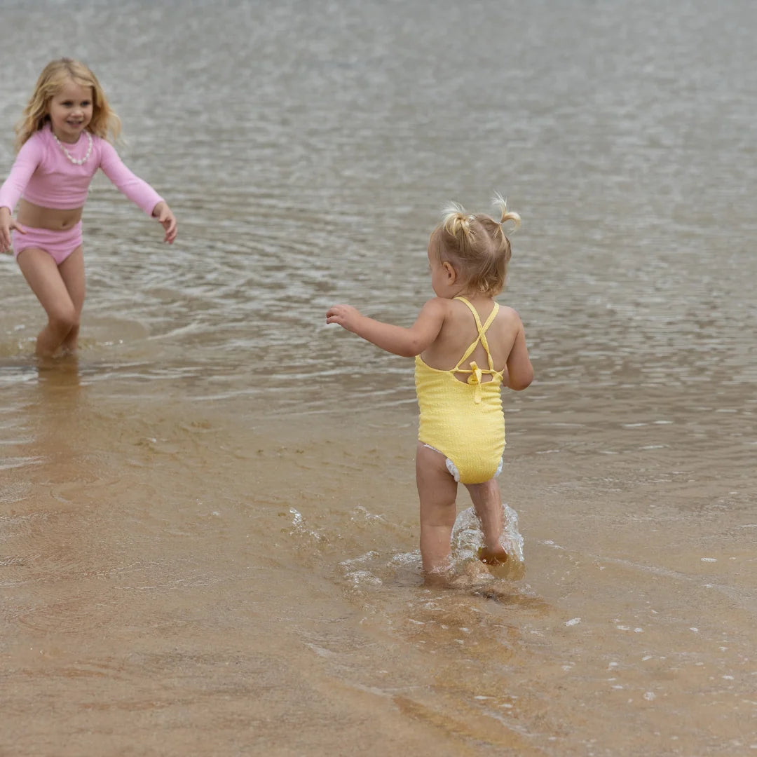 Girls Daisy Crinkle Swimmers