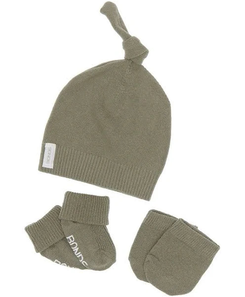 Bond Baby Organic Beanie Set