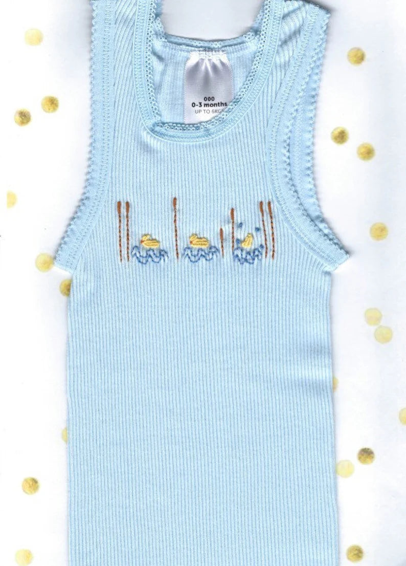 Embroidered Baby Singlets