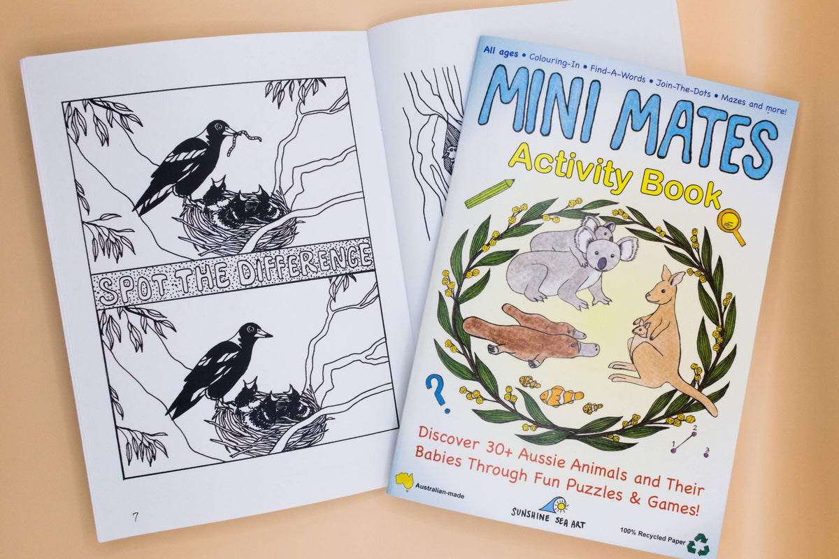 Australian Activity Book | All Ages Puzzle & Colouring Book