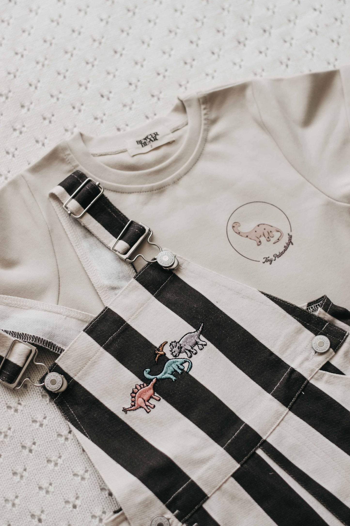 Tiny Paleontologist Bodysuit - Neutral: size 0