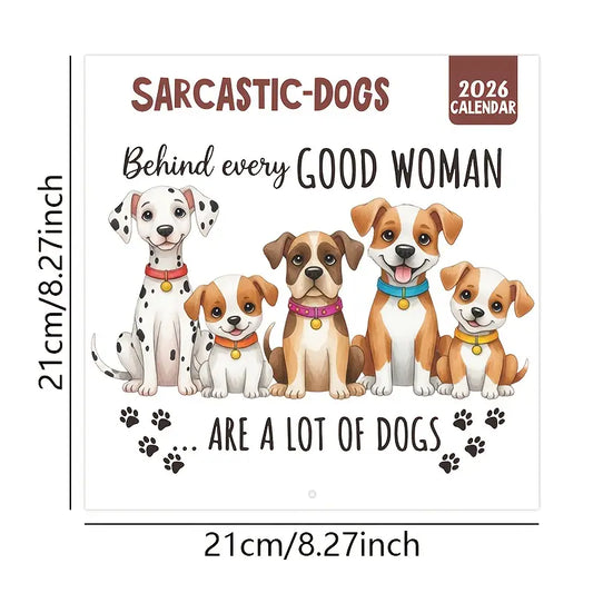 2026 Calendar Sarcastic Dogs