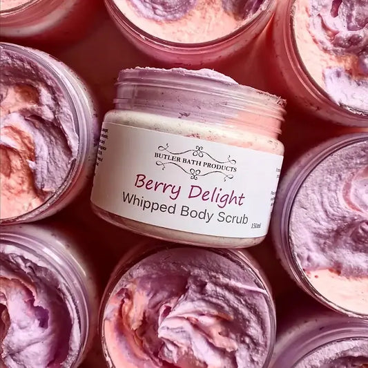 Berry delight whipped body scrub