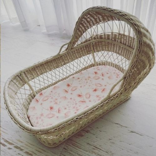 Fitted Jersey Cotton Bassinet Sheet/Change Table Cover