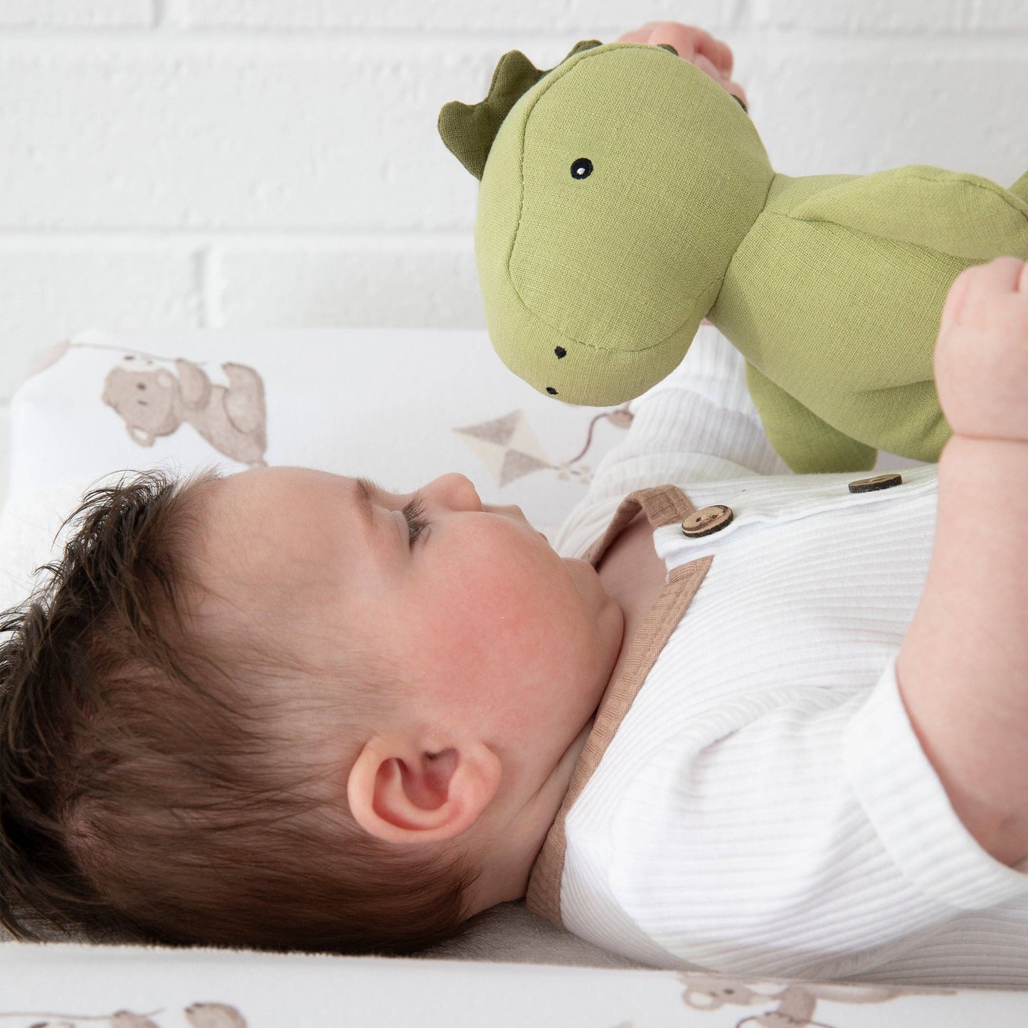 Linen Animal - Dennis the Dinosaur - Small