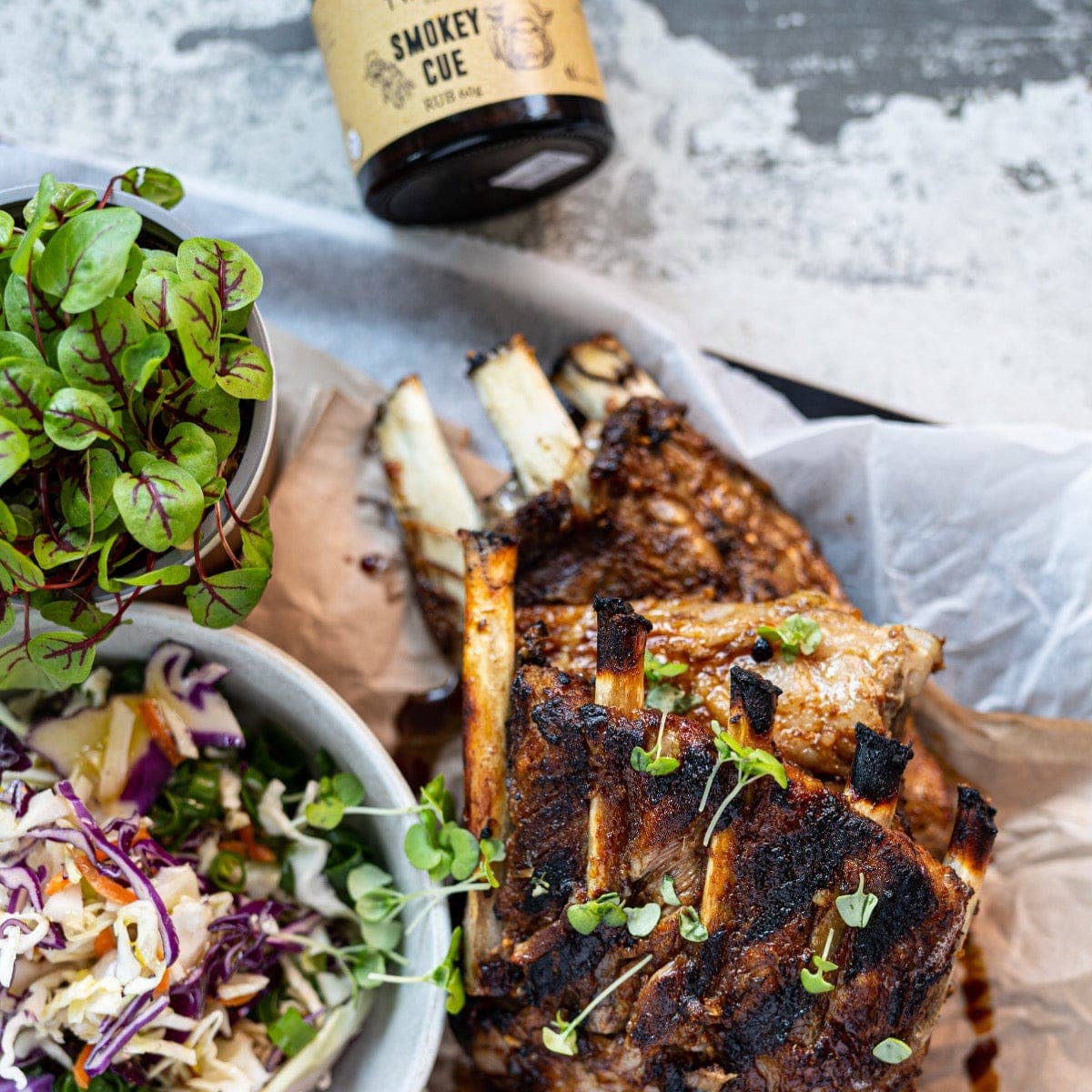 Smokey Cue Rub: Satchel 60g
