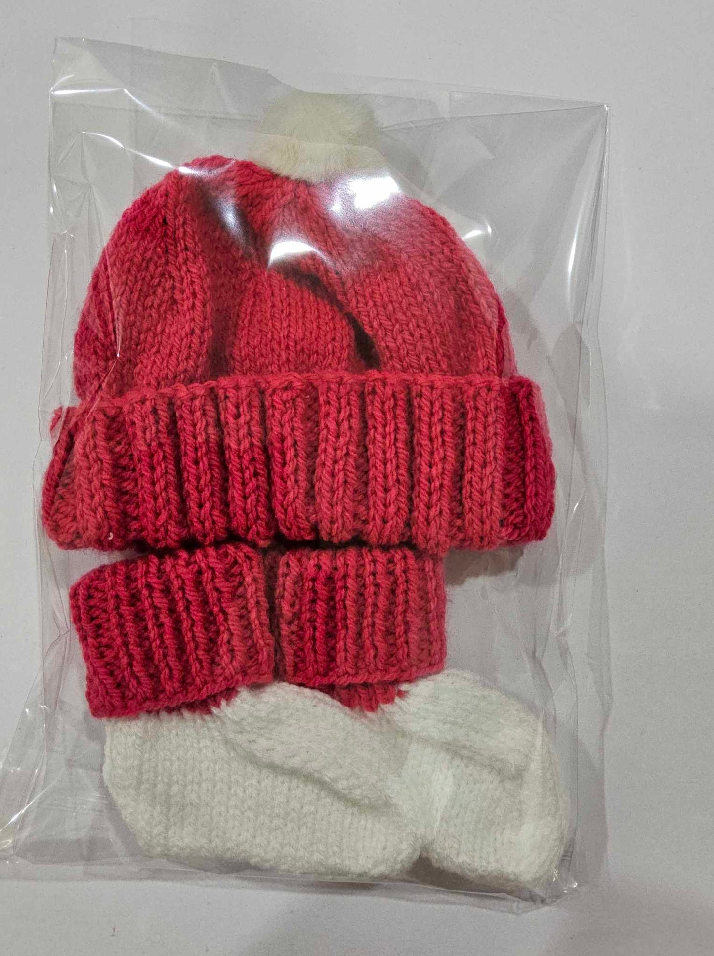 Handknitted Beanie & Bootee set