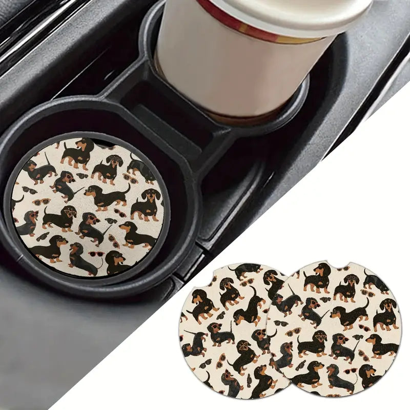Coasters for car cup holders