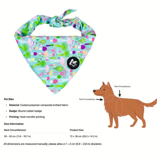 Dog bandanna bib